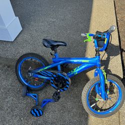 Kids Bike With Training Wheels 15 Inch Wheels