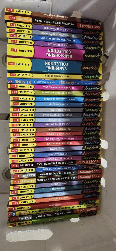 Goosebumps Books Lot