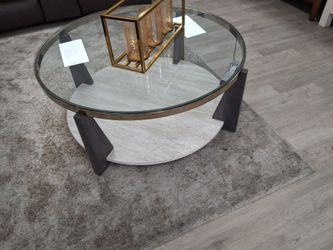 *Summer Sale Event!!!*---Eye Catching Ashley Glass Top Cocktail Tables---Now$349!!!---Delivery/Store Pickup Available🫡
