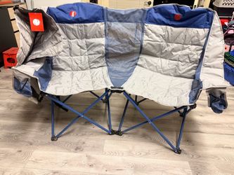 Folding Double Camp Chair with Padding