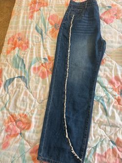 Medium Wash Distressed Denim Jeans