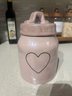 Valentines Glass Jar