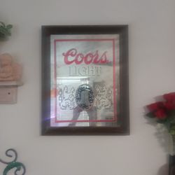 Beer..Vintage Coors Light Glass Picture 1980