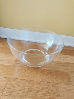 Large Clear Bowl