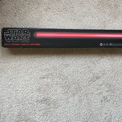 Star Wars Red FX Lightsaber Asajj Ventress Disney Collectible