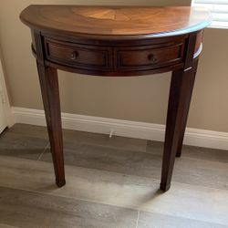 Wood Console Table-(Height 37, Depth-20, Width- 36).