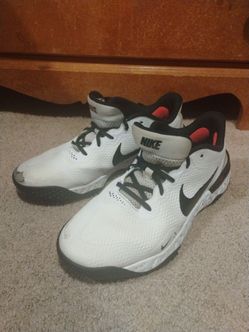 Nike Alpha Huarache Elite 3 Turf 'White Black' Men's Size 10 Shoe