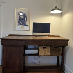 Antique Railroad Desk