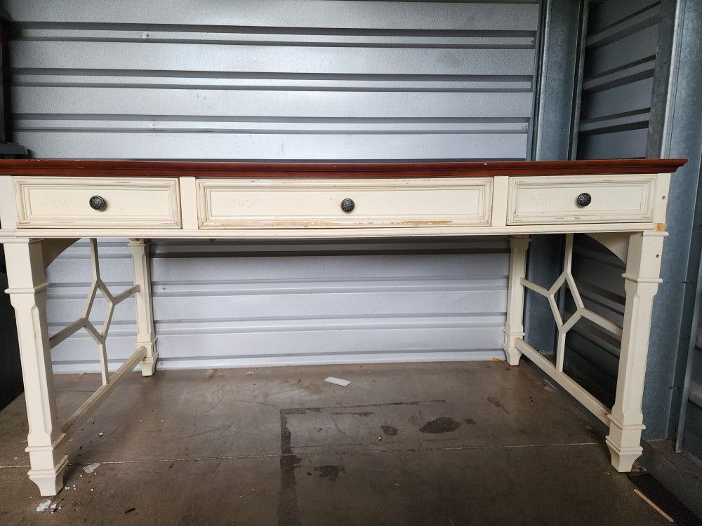 Large Real Wooden Office Desk