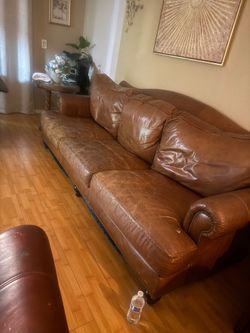 Leather couch