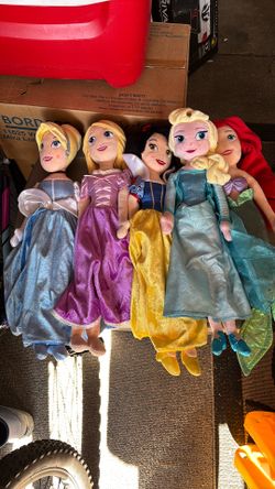 Disney Plush Dolls. $10 Each