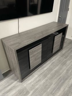 65” Gray dresser