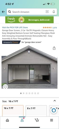 Screen For Garage
