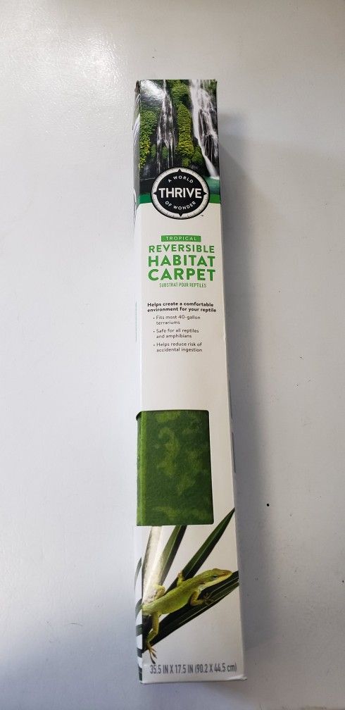 Tropical Reversible Habitat Carpet For Reptiles