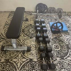 Weights and gym Equipment 