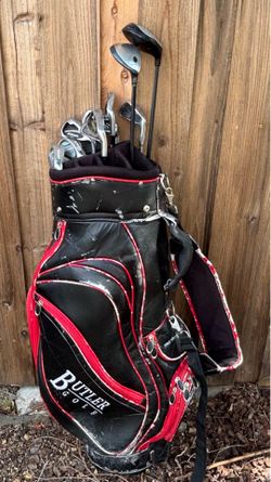 Dunlop/Spalding Golf Set (Driver+hybrid+3i-pw+putter+cart bag)