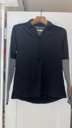 VS Pink LARGE Quarter zip jacket