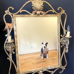 Antique Style Mirror With Lights 🪞 
