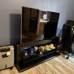 Black TV stand 