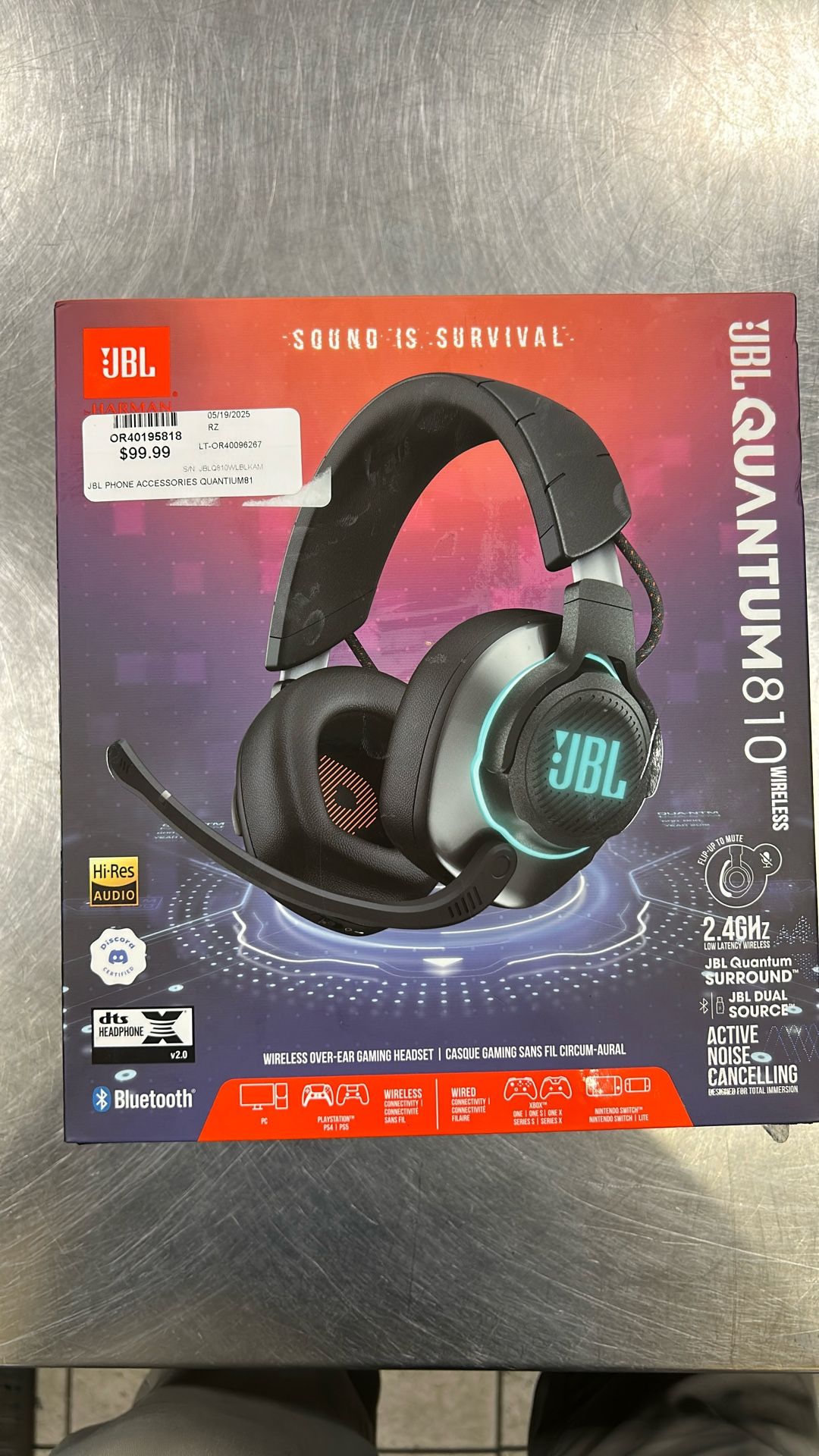 JBL BLUETOOTH GAMING HEADSET 