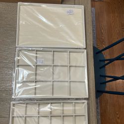 Three New Jewelry Tray Organizers 