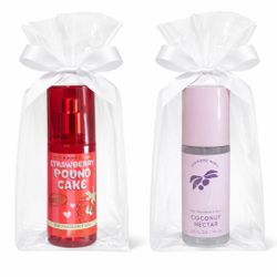 Mini Strawberry Pound Cake & Coconut Nectar