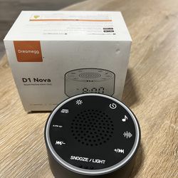 Sound machine alarm clock