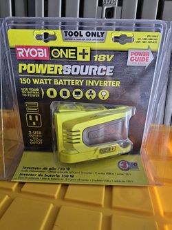 RYOBI POWER SOURCE INVERTER