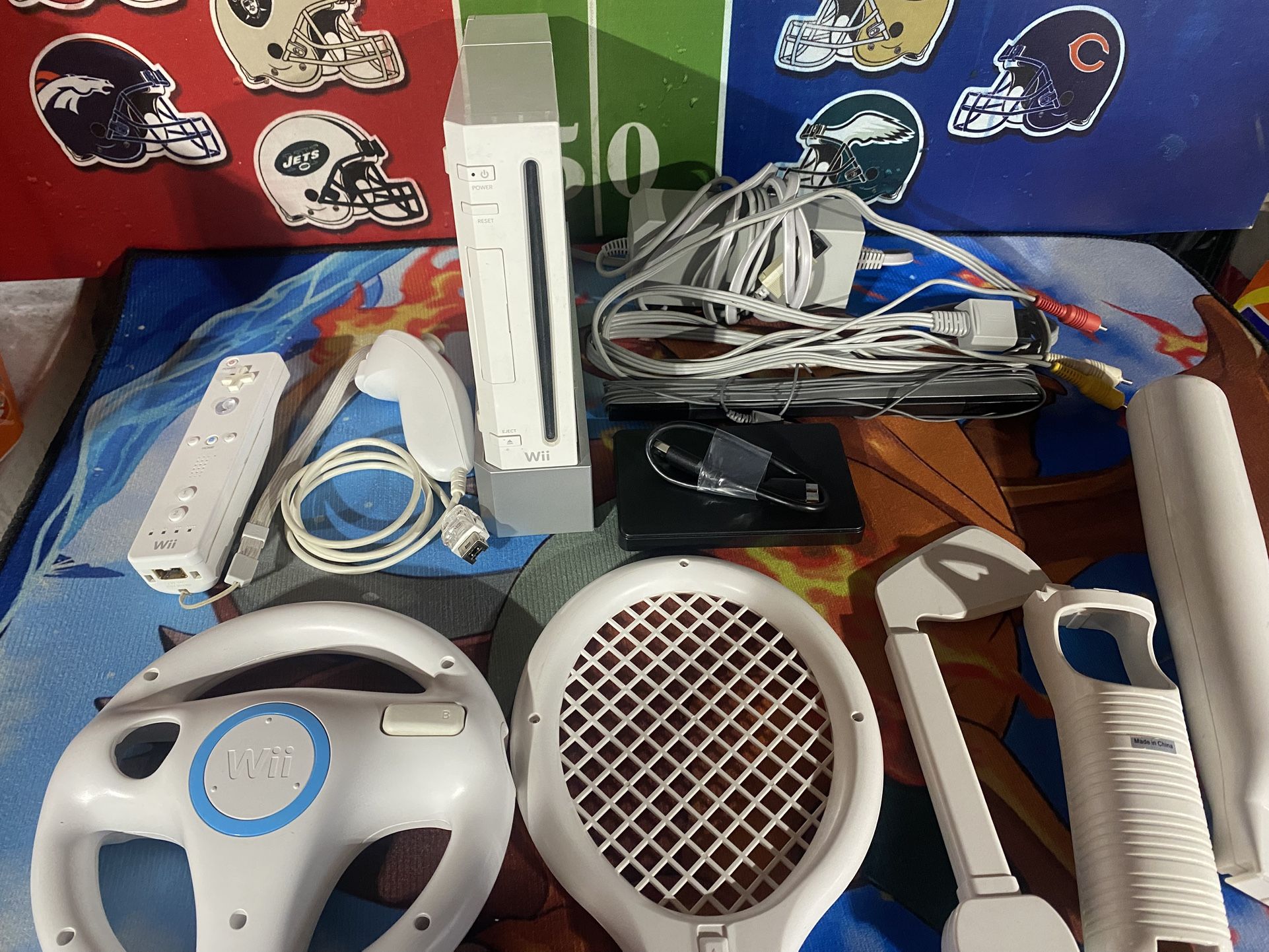White Nintendo Wii - 500GB Hard Drive
