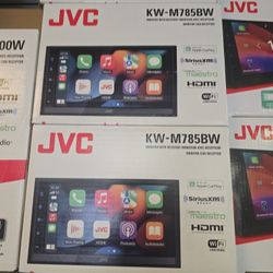 Jvc KW-M785BW  Stereo Receiver Bluetooth Apple CarPlay Android Auto 