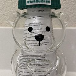 Starbucks Cold Cup Glass Bear - Bearista