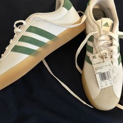 Green And White Adidas Sambas