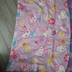 Hello Kitty twin Comforter And Sheets To Match