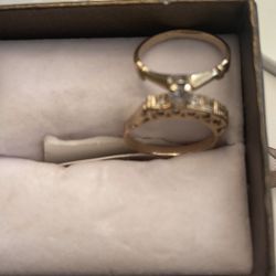 Engagement Ring Set No7 Pure 10 K