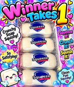 Soap crunchy squishy