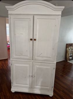 wooden armoire wardrobe