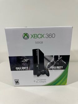 Xbox 360 500gb w/ original call of duty box