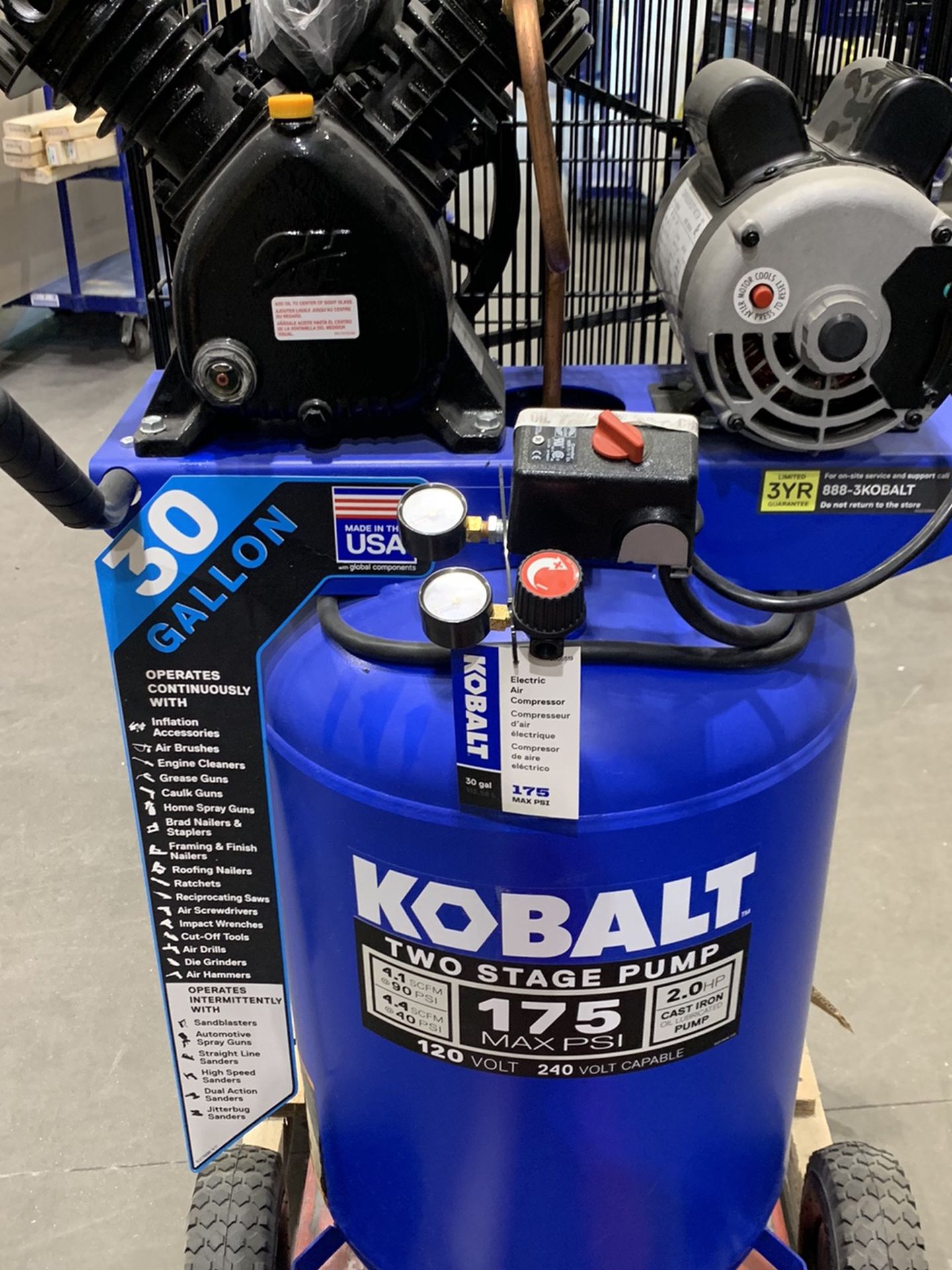 Kobalt 2-Stage Pump - 30 GAL