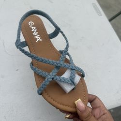 Blue Sandals