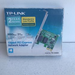 TP-LINK GIGABIT PCI EXPRESS NETWORK ADAPTER MODEL TG-3468