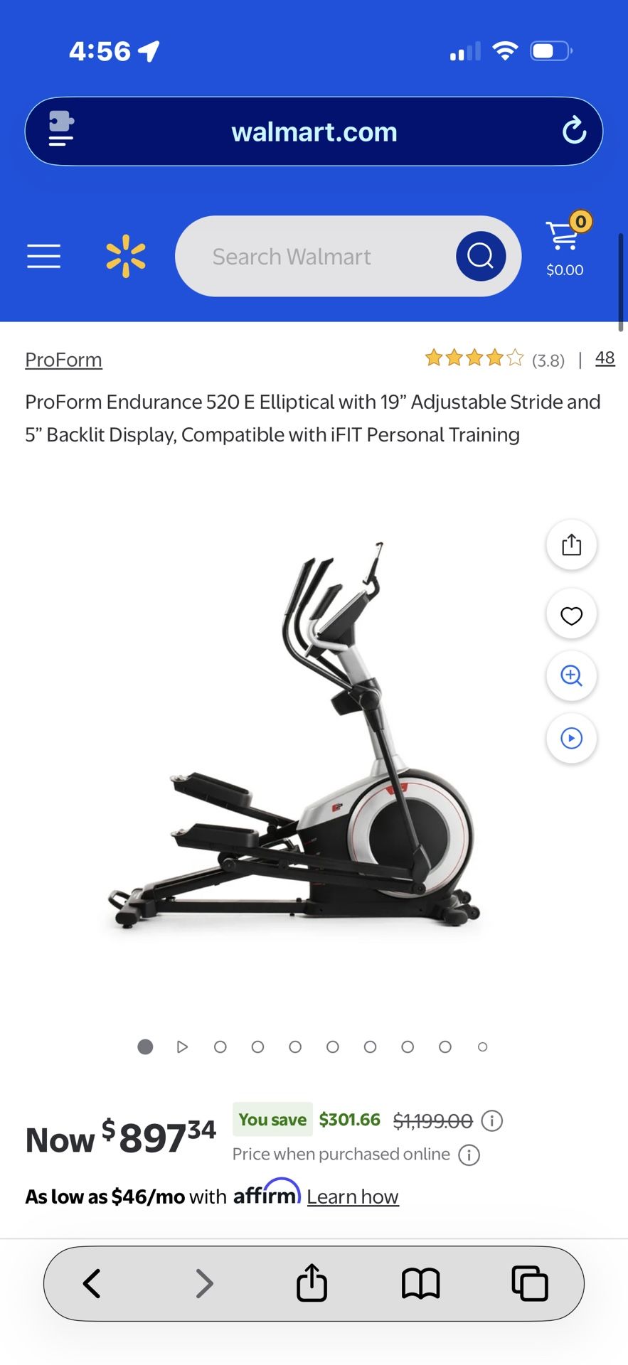 Pro form Elliptical 
