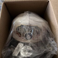 New Era Dodgers Champions 2025 World Series championship Hat