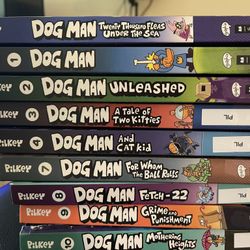DOG MAN books