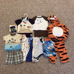 Baby Boy Size 0 To 24 Months New Tags Tiger No Tags