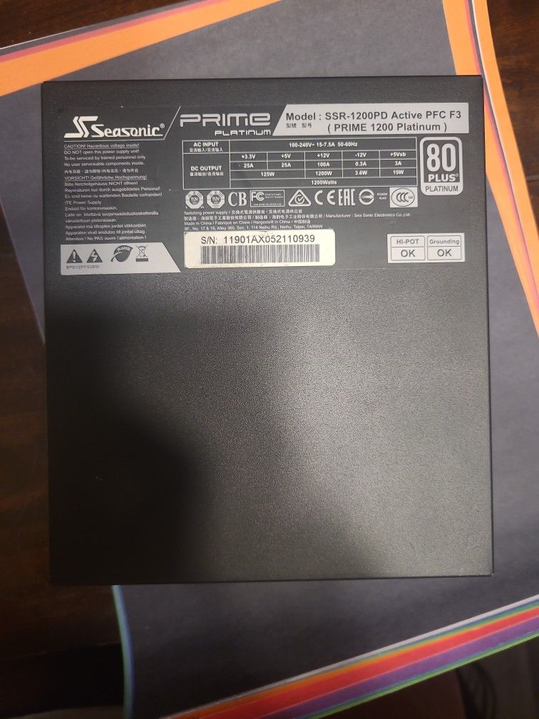 Seasonic 1200 Platinum