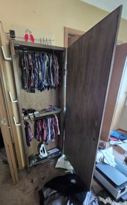 Tie cabinet / closet (scarfs and belts too)