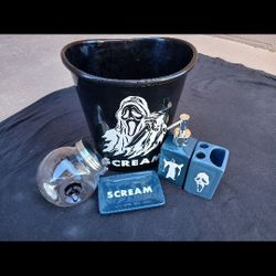 Ghost Face Bathroom Set