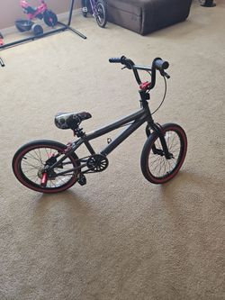 Kids BMX Bike Black and Red