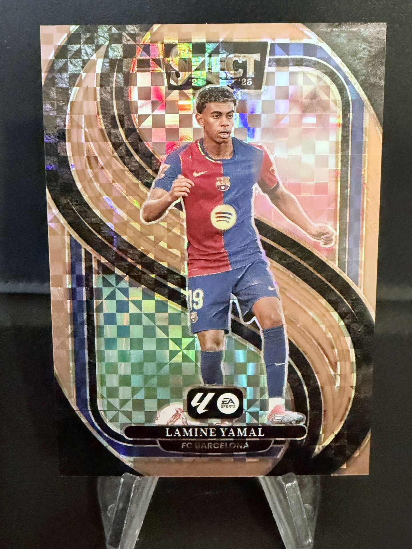 Lamine Yamal Select Mezzanine Bronze Checkerboard /59