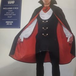 Vampire Costume Men's Medium